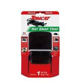Tomcat Rat Snap Trap, 1 Rat Size Trap - Reusable - Effectively Kill Rats - Ideal for Home and Farm Use