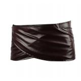 FangjunxianST Attack Titan Leather Skirt Short Brown Hookshot Belt Apron (Small)