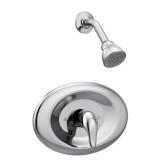 Moen Chateau Chrome Eco-Performance Shower Trim Set, Featuring Showerhead and Shower Lever Handle with Escutcheon (Posi-Temp Valve Required), TL2368EP - Retail $62