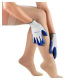 Truform Donning Gloves for Medical Compression Stockings Pantyhose Support Tights, Increased Grip and Protection, 1 Pair, Small