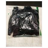 Saodimallsu Womens Button Up Cardigans Fall Trendy Crew Neck Long Sleeve Knit Cropped Sweater Jacket Black XL