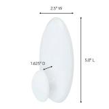 Command Clothes Hanger, Holds up to 7.5 lb, Sized for 3 Plastic Hangers or 7 Metal Hangers, 1 Wall Hooks and 2 Strips, Extra Storage for Laundry Room, Bedroom and Closet