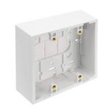 Leviton Surface Mount Backbox, Dual Gang, 1.89", 42777-2WA, White