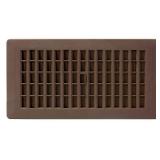 Decor Grates PL410-OB 4-Inch by 10-Inch Plastic Floor Register, Oak Brown