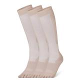 YABAIKE Toe Socks Compression Socks for Women & Men Knee High Stockings Graduated Support for Running, Nurses, Flight