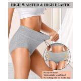 CULAYII Tummy Control Underwear Pregnancy Brief Breathable High Waisted Panties Cotton Postpartum Underwear Womans pack(XL)