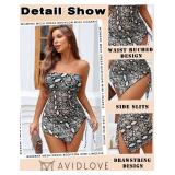 Avidlove Womens Mesh Dress Bodycon Mini Lingerie Dress Backless Tube Ruched Slit Clubwear Outfits Snake Print S