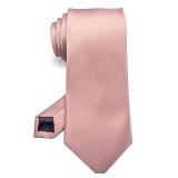 RBOCOTT Silk Rose Gold Tie Business Wedding Formal Necktie for Men (66)