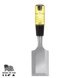 Buck Brothers 120109BC 2 Inch Wood Chisel Made in USA, For Paring and Finishing Cuts in Carpentry and Woodworking, Tempered Tool Steel Blade, Mallet-Safe Handle