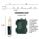 Dazzle Bright 4 Pack Warm White Christmas Mini String Lights, Total 200LED 64FT Batter Operated Waterproof Fairy Lights with 8 Modes for Xmas Indoor Outdoor Yard Garden Holiday Wedding Decorations