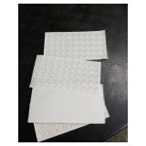 Cabinet Door Bumpers Pack of 200 Self Adhesive Bumpers Pads, Sound Dampening Circular Dots Cupboard Bumpers Clear, Soft Rubber for Drawers, Table Tops, Laptop