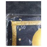 50th Birthday Decorations for Men & Women - Extra Large 6ft Backdrop Banner (70x47 Inch) Black Gold, Over The Hill Party Supplies for Indoor/Outdoor Use, 50 & Fabulous, Happy 50th Birthday Banner