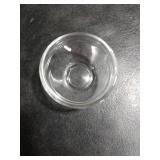 Set of 12 Clear Glass Prep Bowls