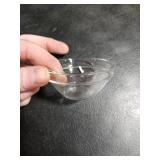 Set of 12 Clear Glass Prep Bowls