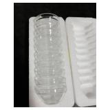 Set of 12 Clear Glass Prep Bowls