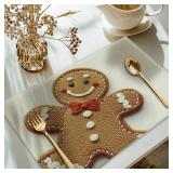 1PCS Christmas Gingerbread for Printed Placemats, for Kitchen Dining Table Decoration (EJ-CD-340076-225)