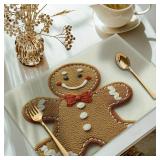 1PCS Christmas Gingerbread for Printed Placemats, for Kitchen Dining Table Decoration (EJ-CD-340076-225)