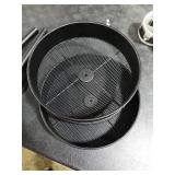 zisiueel 2 Pack Steel Condiment Caddy, Rust-Resistant Seasoning Sauce Holder, Metal Storage Rack Basket with Display Handle, Table Caddies Collection for Restaurants & Homes, Picnics, Outdoor Grills