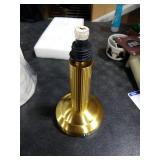 NEWSEE Mini Cordless Table Lamp 2 Pack - 11.4 Stepless Dimmable Touch Lamp with Fabric Shade, Small LED Lamps, 4000mAh Rechargeable Battery Operated Lamps for Dining Room, Bedroom, Bar (Gold)