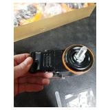 4 inch Stem Caster Wheels 2000lbs, Threaded Stem Casters Set of 4 Heavy Duty,3/8-16 x 1(Stem Diameter 3/8, Length 1), Safety Dual Locking Caster, Industrial Castor Wheels for Cart,Furniture