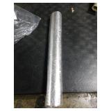 Jecery Embossed Floral Foil Paper Metallic Wrapping Paper Colored Foil Sheets for Crafts Scrapbook Florist Cake Board Cake Drums Christmas Party Gift Wrapping, 15.7 Inch 46 ft(Silver)