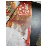 Fanfanwin Christmas Garage Door Cover Banner 7 x 16ft Christmas Garage Door Decorations Santa Claus Snowman Elk Holiday Decorations for Xmas Winter Party Yard, Porch, Patio Decoration(Fresh)