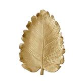 Pasiir Small Leaf Shaped Trinket Dish, Decorative Gold Jewelry Dish Tray, Ring Hodler Dish Jewelry Organizer