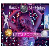 LaVenty 70s Disco Photo Booth Frame Props Disco Party Supplies Disco Party Sign Disco Fever Parties Decoration Disco Ball Dance Birthday Parties Supplies