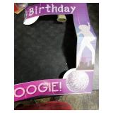 LaVenty 70s Disco Photo Booth Frame Props Disco Party Supplies Disco Party Sign Disco Fever Parties Decoration Disco Ball Dance Birthday Parties Supplies