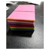 120 Pcs Dry Erase Index Cards Notecards Blank Reusable Flash Cards Sheets Game Cards Study Business Note Cards for School Office Housework Taking To Do List(Rainbow, 3 x 5 Inch)
