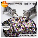 ORSDA Cat Toys for Indoor Cats, Interactive Activated Moving Ball in 7 Holes Mat, Automatic Fast Rolling Ball, Hide and Seek Toys for Adult Cats, Exercise Kicker Mouse Catching Game