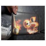 Sports Card Binder, Trading Card Binder 4 Pocket with 50 Sleeves Fits 400 Sport Cards, Sports Card Holder Binder with Zipper, Football Baseball Basketball Hockey Card Collection Storage Album