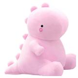 VHYHCY Cute Dinosaur Plush Toys, Fat Dinosaur Stuffed Animals Toys Dolls, Soft Plush Stuffed Animal Dino Plushie, Birthday Gifts for Kids Girls Boys Pink 20 inch