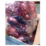 Soulchen 4 Size Burgundy Christmas Balls Ornaments Set 1.57, 2.36, 3.15, 4 Shatterproof Hanging Xmas Balls Assorted Electroplate Christmas Decor for Valentines Day Holiday New Year Decor