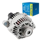 PHILTOP Alternator Compatible with Hyundai Sonata 2010-2013 2.4L, Kia Optima 2011-2013 2.4L High Amp Alternators Replace 11491N 12V 110Amp CW SC6 6-Groove Pulley