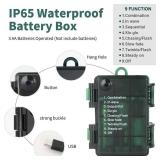 Green Convenience Christmas Lights 33ft 100 LED Battery String Lights with Timer Memory Function USB or Battery Powered Waterproof String Lights for Indoor Outdoor Decoration