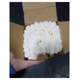 Kevin Textile Pack of 2, Christmas Soft Corduroy Soild Decorative Square Throw Pillow Covers Set Cushion Cases for Sofa Bedroom Car 18 x 18 Inch 45 x 45 cm, Creamy White