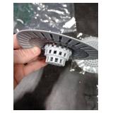 Grey Drain Hair Catcher Shower Drain Cover Hair Catcher Bathtub Drain Hair Catcher Silicone Tub Hair Catcher Drain Protector