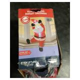 Joiedomi 6 FT Tall Hanging Christmas Santa Inflatables Decoration, Christmas Inflatable Santa Hanging Upside Down, Blow Up Yard Decoration with Built-in LED for Indoor Outdoor Yard Roof Decor