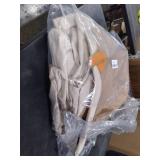 Porch Shield Patio Chair Covers - Waterproof Outdoor Lounge Deep Seat Lawn Chair Cover 2 Pack - 30W x 33D x 34H inch, Light Tan & Khaki