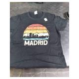 Vintage Madrid - Spain Souvenir T-Shirt Ladies Medium