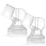 Nenesupply Connectors Compatible with Medela Flanges. Not Original Medela Personalfit Connector. Work with Pump in Style Symphony Harmony Swing Breastpumps, and Nenesupply Flanges.