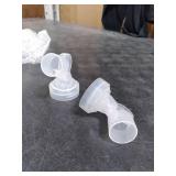 Nenesupply Connectors Compatible with Medela Flanges. Not Original Medela Personalfit Connector. Work with Pump in Style Symphony Harmony Swing Breastpumps, and Nenesupply Flanges.