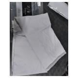 Twin Size Flat Sheet - Hotel Quality Top Flat Bed Sheet Only - Ultra-Soft, Breathable & Cooling - Fade & Wrinkle Free - Easy-Care, Stain & Shrink Resistant Bedding - Easy-Fit & Oeko-Tex - French Grey