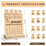 Desk Calendar 2026 Cat Kitten Mini 2026 Animal At A Glance 2026 Daily Calendar New Year Gifts for Women Cat Lover Men Mom Dad Office Desk Decor