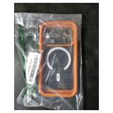 Miracase Magnetic for iPhone 17 Pro Case 6.3 [Compatible with MagSafe] Full-Body Phone Case with Built-in Glass Screen Protector & Camera Control,Drop Proof iPhone 17 Pro Cover, Orange