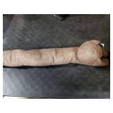 Rustic Linen Bear Draft Stopper