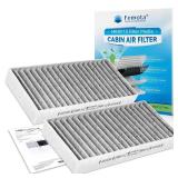 Femota Certified MERV 13 Cabin Air Filter with Activated Carbon, CF11777 for Jeep Wrangler (2011-2017), Wrangler JK (2018), Replace: 68233626AA, 55111302AA, 68535613AA