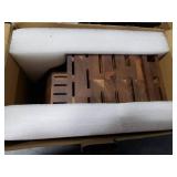 ENOKING Knife Block without Knives, Large Knife Holder- 25 Slots Acacia Wood Universal Knife Block, Butcher Block Countertop for Knife Storage Organizer