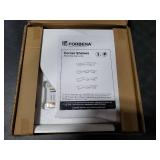 Forbena White Corner Floating Shelves for Wall Set of 4, Rounded Corner Shelves Wall Mounted for Kids Bedroom Books, Cute Wood Hanging Corner Shelf for Bathroom Decor, Living Room, Small Spaces